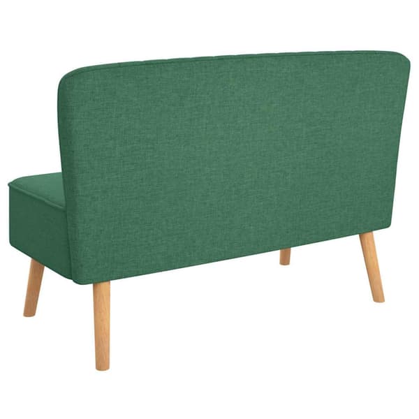 Soffa 117x55,5x77 cm tyg grön