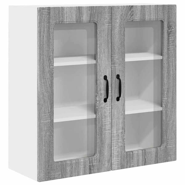Diskmaskin panel med lagring Kalmar Grå Sonoma 80 x 31 x 80 cm