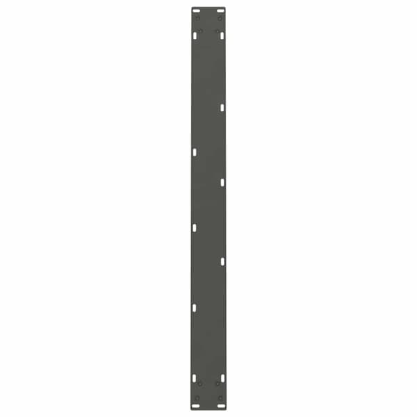 Matbordsben antracit 2 st 100x(72-73) cm stål