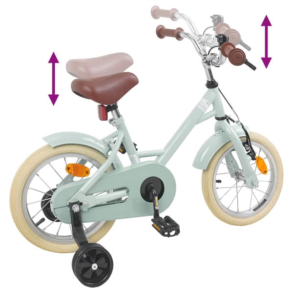 Barncykel 12 Tum för 2-4 åringar Ljusgrön