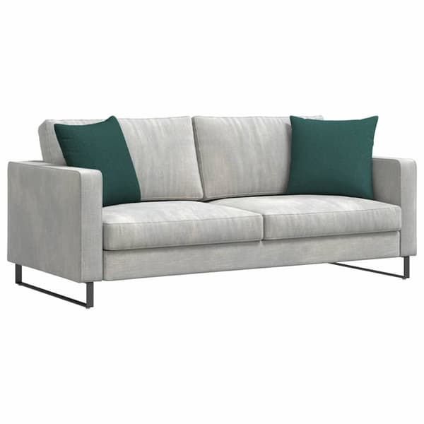Sofakuddar 2 pcs Mörkgrön 45 x 45 cm tyg