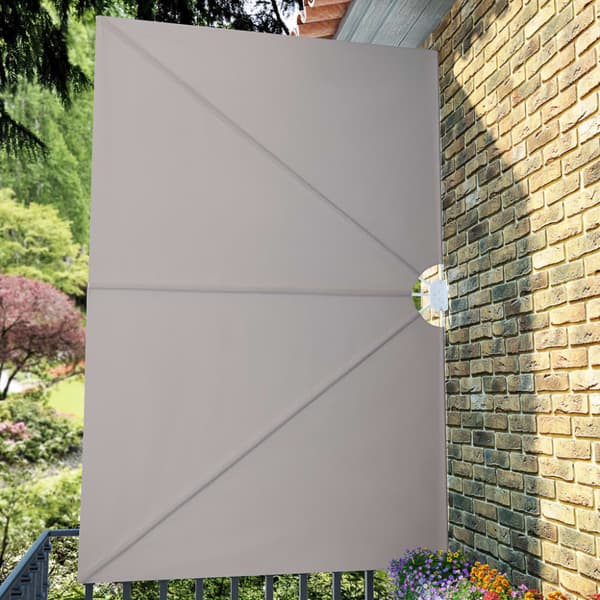 Sidomarkis för terrass gräddvit 300x200 cm
