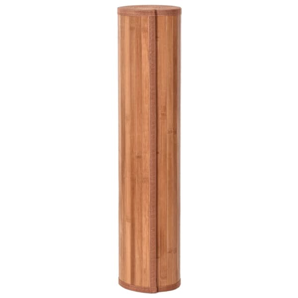 Matta rektangulär brun 70x100 cm bambu