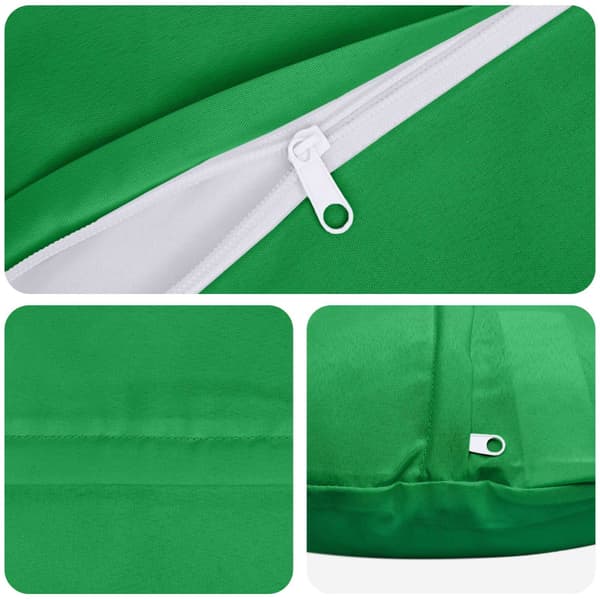 Kuddöverdrag 2 st HEERLEN Grön Ø 30 cm Polyester
