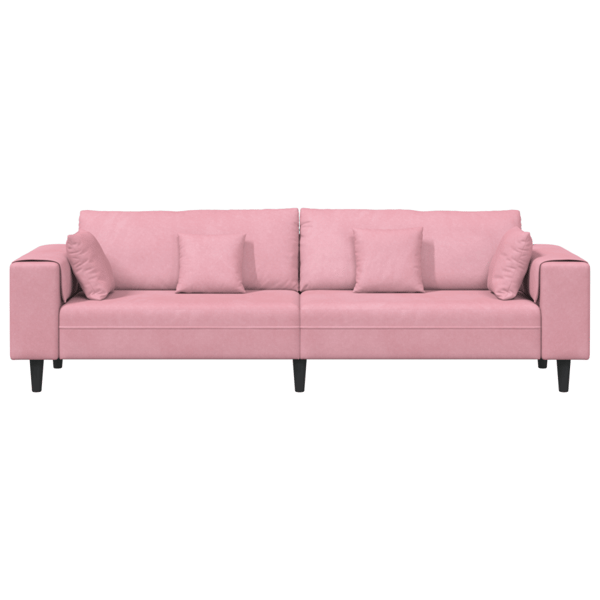 Soffa Rosa 250 x 77 x 76 cm Sammet