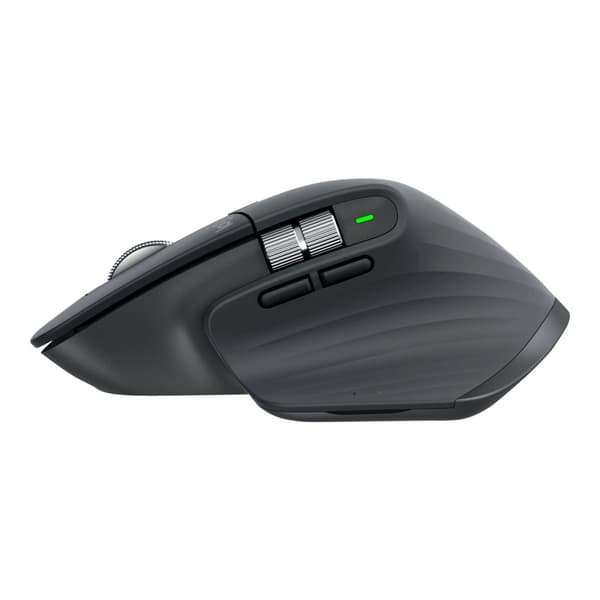 Logitech Master Series MX Master 3S - mus - 2.4 GHz, Bluetooth - grafit