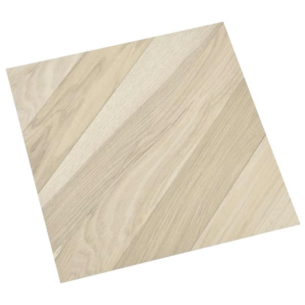 Golvplankor 55 pcs Beige 5,11 m² PVC