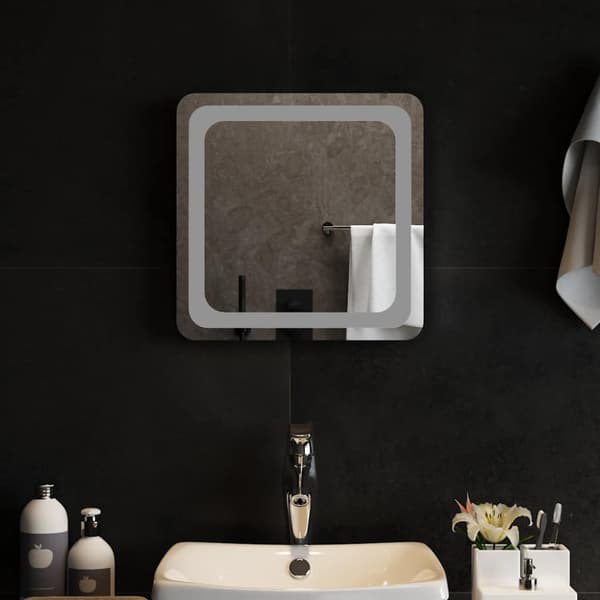 Badrumsspegel LED 40x40 cm