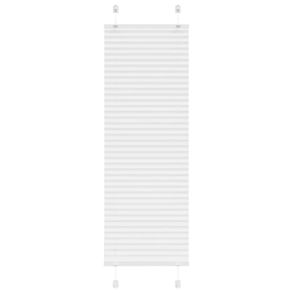 Plisserad persienn vit 50x100cm tyg bredd 49,4cm polyester