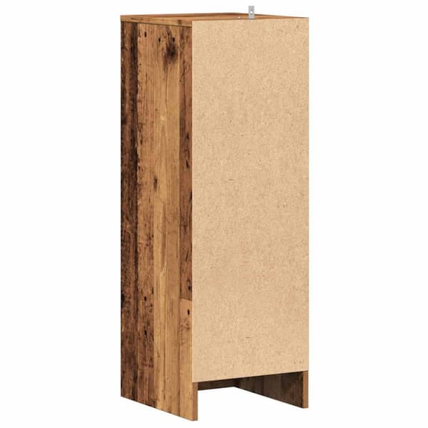 Skoskåp 32 x 35 x 92 cm Gammalt trä
