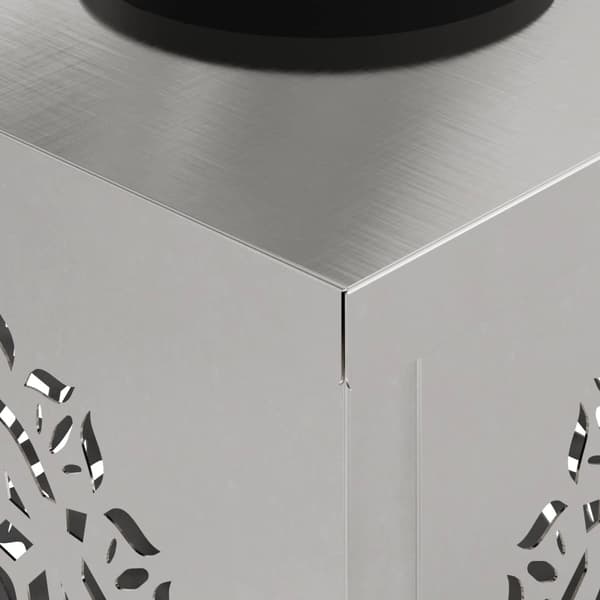 Solar LED Stig Ljus 2 pcs Silver Rostfritt stål