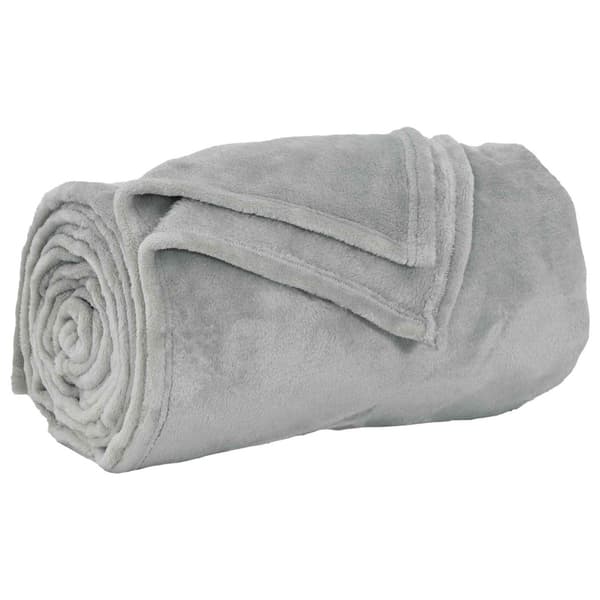 Filtar 6 pcs Grå 130 x 150 cm Fleece