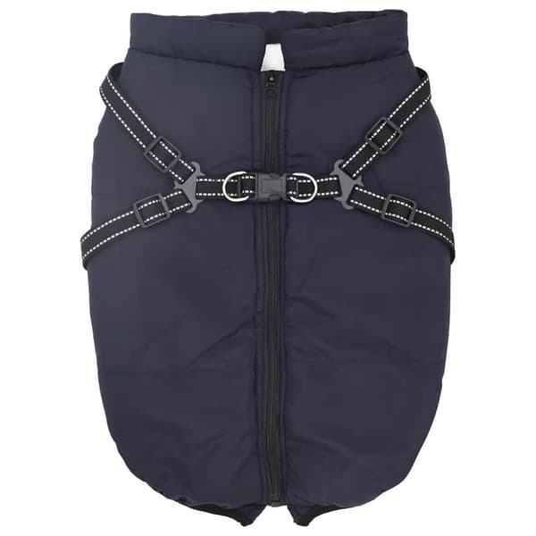 Hund Kappa Mörkblå L68 Fleece och Polyester