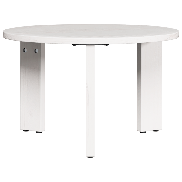 Kaffeebord 3 pcs Vit Massiv furu