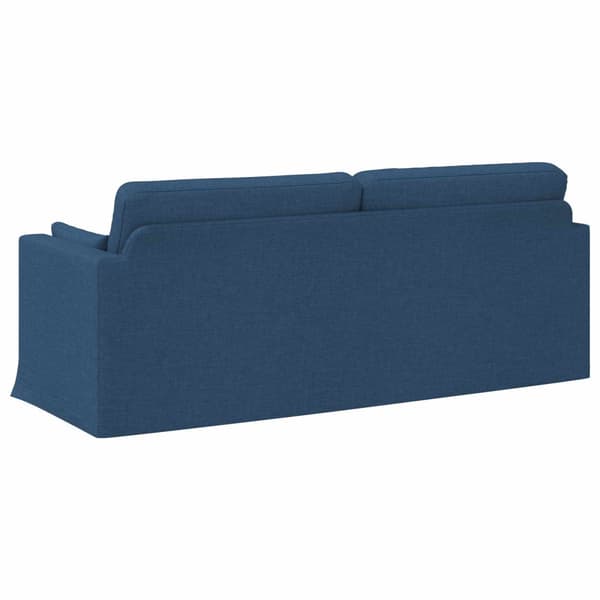 Soffa Blå 198 x 78 x 80 cm tyg