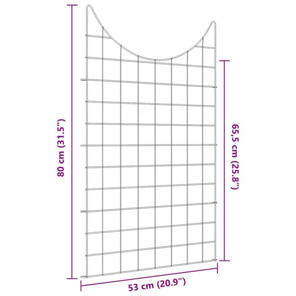 Dammskydd Set 8 pcs Grön 50 x 80 cm Stål