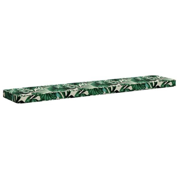 1-delad Bänk Kudde VUGHT 100% Polyester Bladmönster