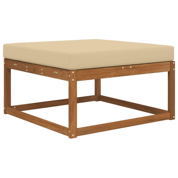 Utomhus Soffa Kudde Beige 80 x 80 x 8 cm Polyester