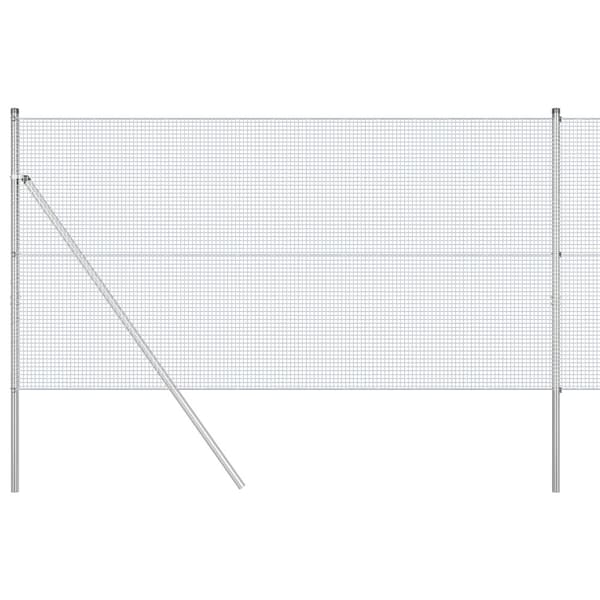 Stängselstolpe Silver 50 x 1,2 m (16 x 16 mm mesh) Stål