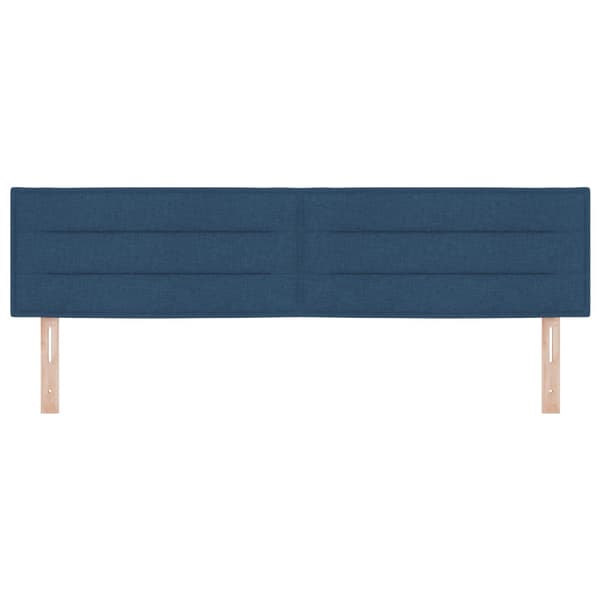 Huvudgavel Blå 180 cm tyg