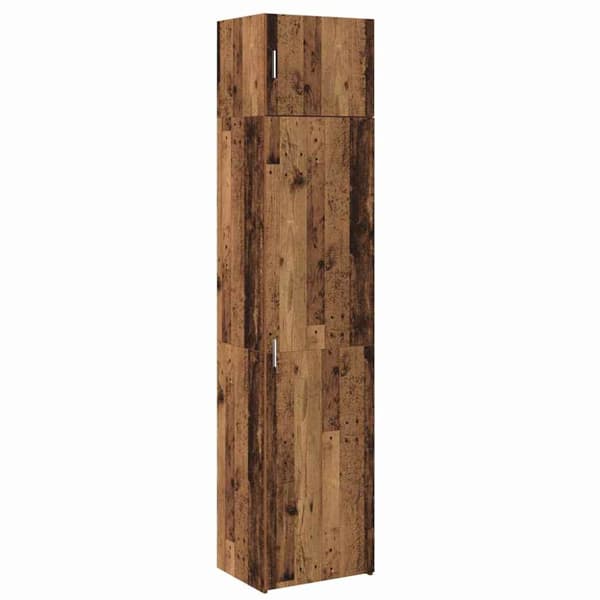 Sideboard 3 pcs Gammalt trä