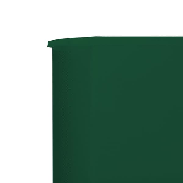 Vindskydd 3 paneler tyg 400x120 cm grön