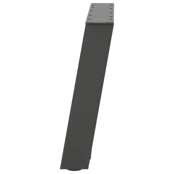 Soffbordsben U-formade 2 st antracit 70x(42-43) cm stål