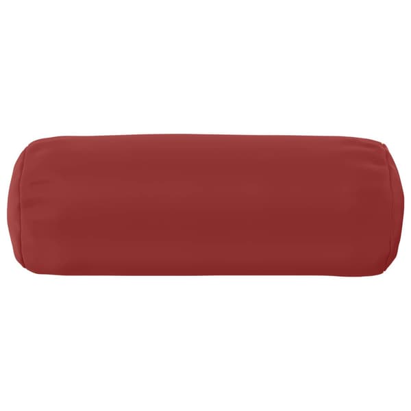 Kuddöverdrag 2 st HEERLEN Vinröd Ø 15 x 40 cm Polyester