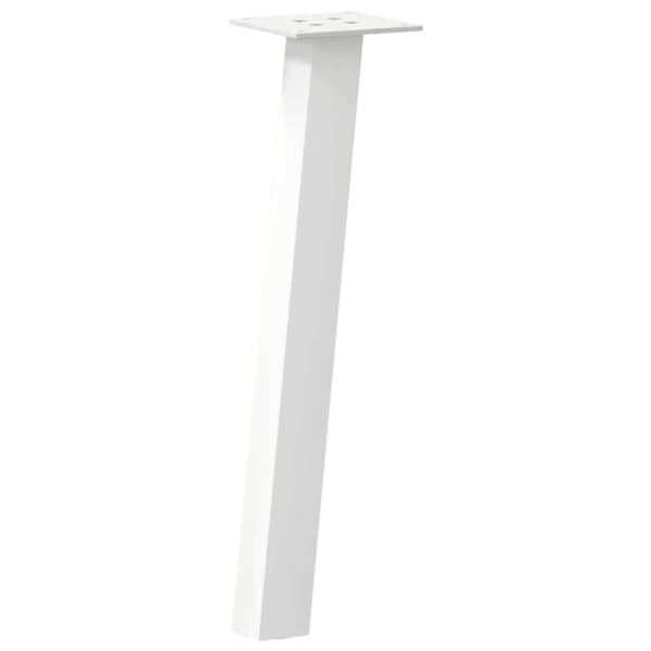 Soffbordsben 4 st vita 42 cm stål