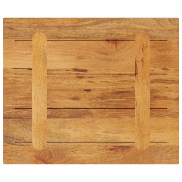 Bordsskiva 60x50x2,5 cm rektangulär massivt mango-trä