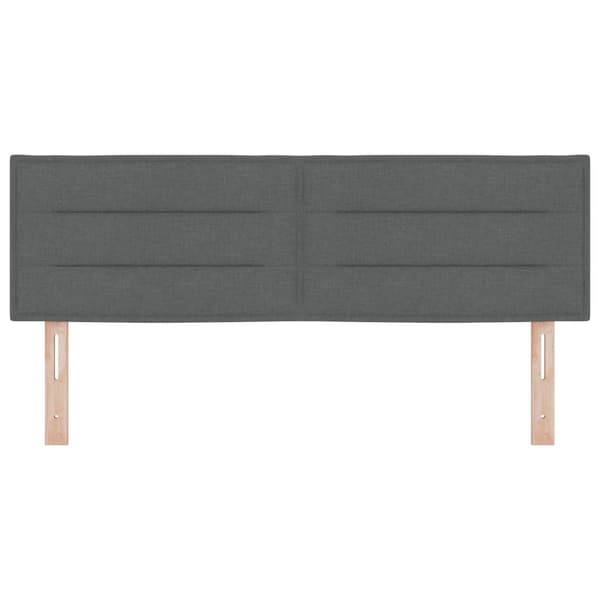 Huvudgavel Mörkgrå 144 cm tyg
