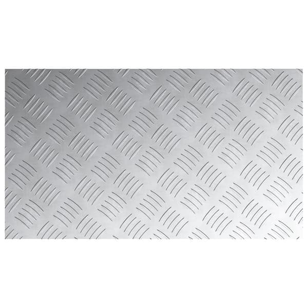 Trappsteg Rektangulär 2 pcs Silver 70 x 40 cm Aluminium