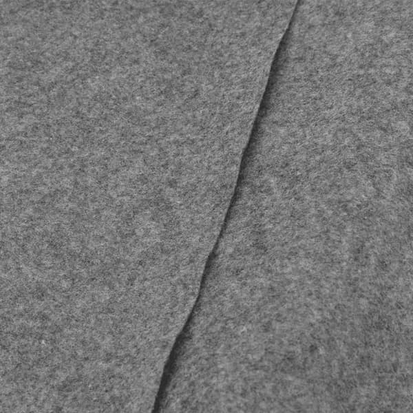 Bottenmatta ljusgrå Ø458 cm polyester geotextil