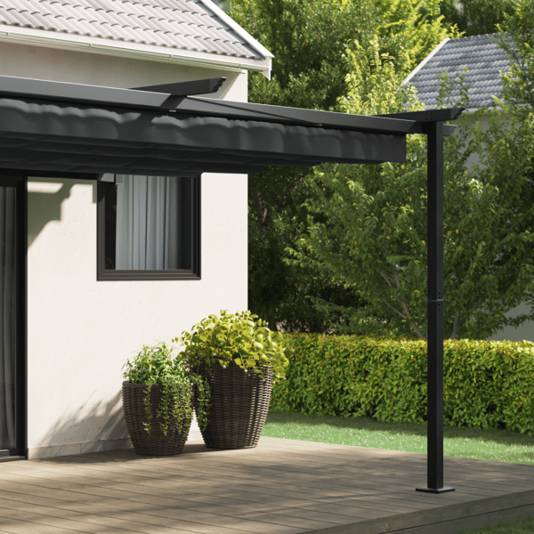 Paviljong Antracit 400 x 300 x 200 cm Polyester
