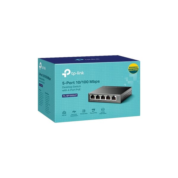 TP-Link TL-SF1005LP - V1 - switch - 5 portar - ohanterad