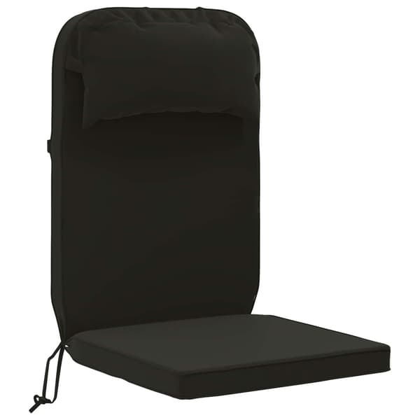 Solsängkudde 100% Polyester Svart 55 x 124 x 5 cm