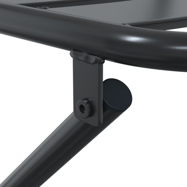 Trädgårds Bistro Set 3 pcs Antracit Stål