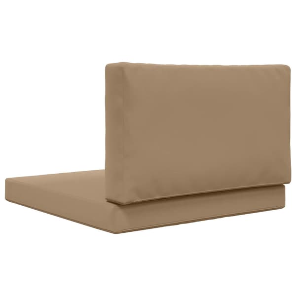 Utomhus Soffa Kudde 2 pcs Taupe Polyester