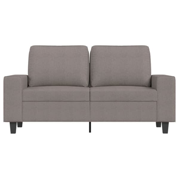 2-sitssoffa taupe 120 cm tyg