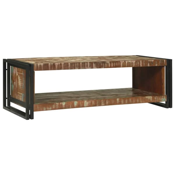 Kaffeebord 120 x 50 x 38 cm Solid återvunnen trä