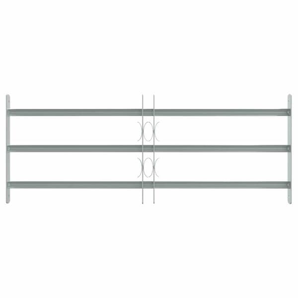 Fönstergaller med 3 stänger 700-1050 mm justerbart