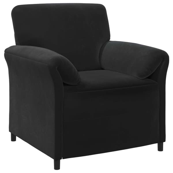 En-sitssoffa Svart 88 x 83 x 95 cm Sammet