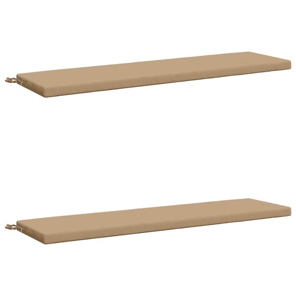 2-delade Bänk Kuddar SOEST 2 st 100% Polyester Sand