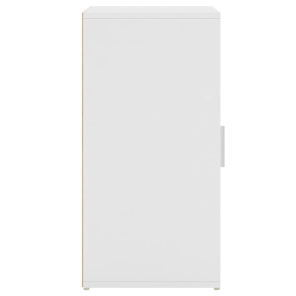 Skoskåp vit 32x35x70 cm konstruerat trä