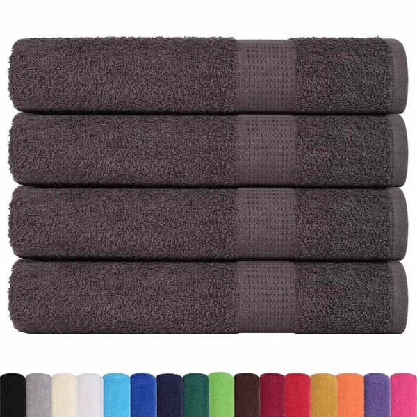 Handdukar FROGN 4 st antracit 100x200 cm 360 gsm