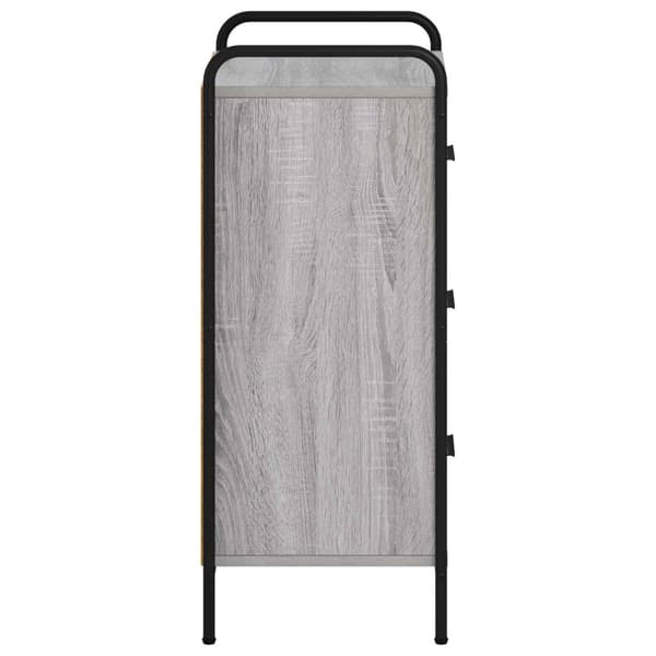 Sideboard Grå Sonoma 97 x 33 x 81 cm Konstruerat trä