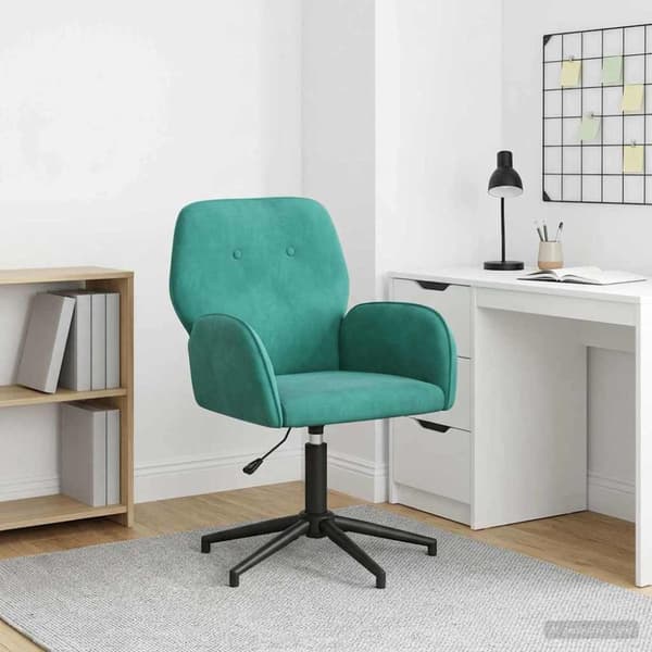 Svanstol 54 x 55 x 90 cm Turkos Sammet