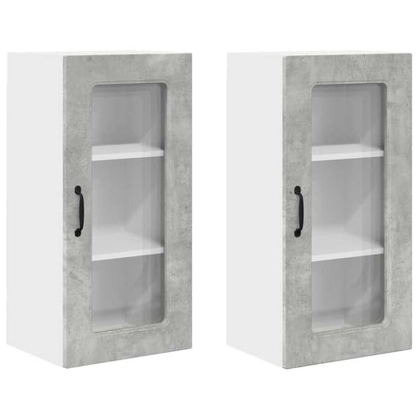 Diskmaskin panel Kalmar 2 pcs Betonggrå 40 x 31 x 80 cm