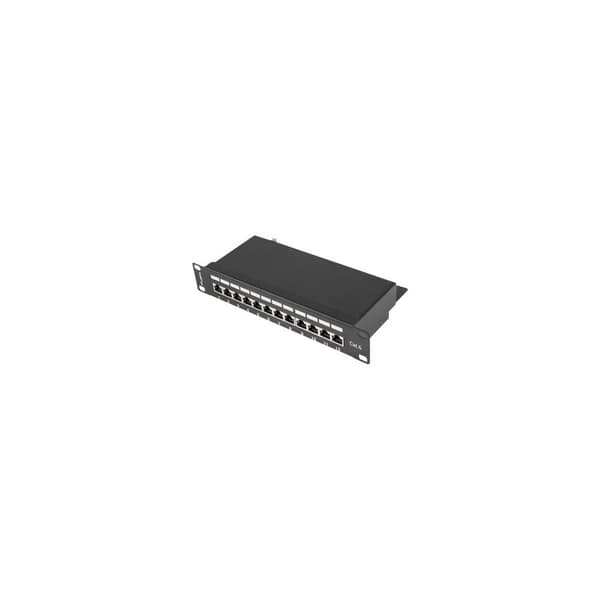 Lanberg PPF6-9012-B - patch-panel - 1U - 10"