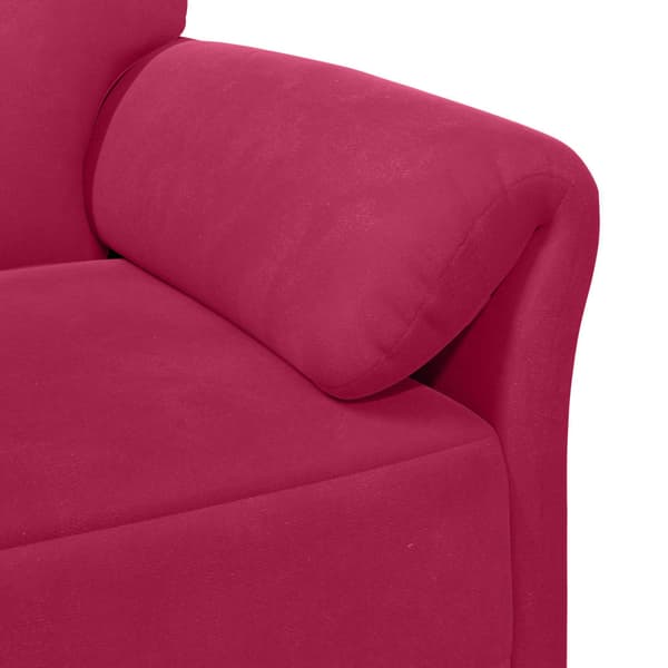 2-sits soffa Vinröd 158 x 83 x 95 cm Sammet